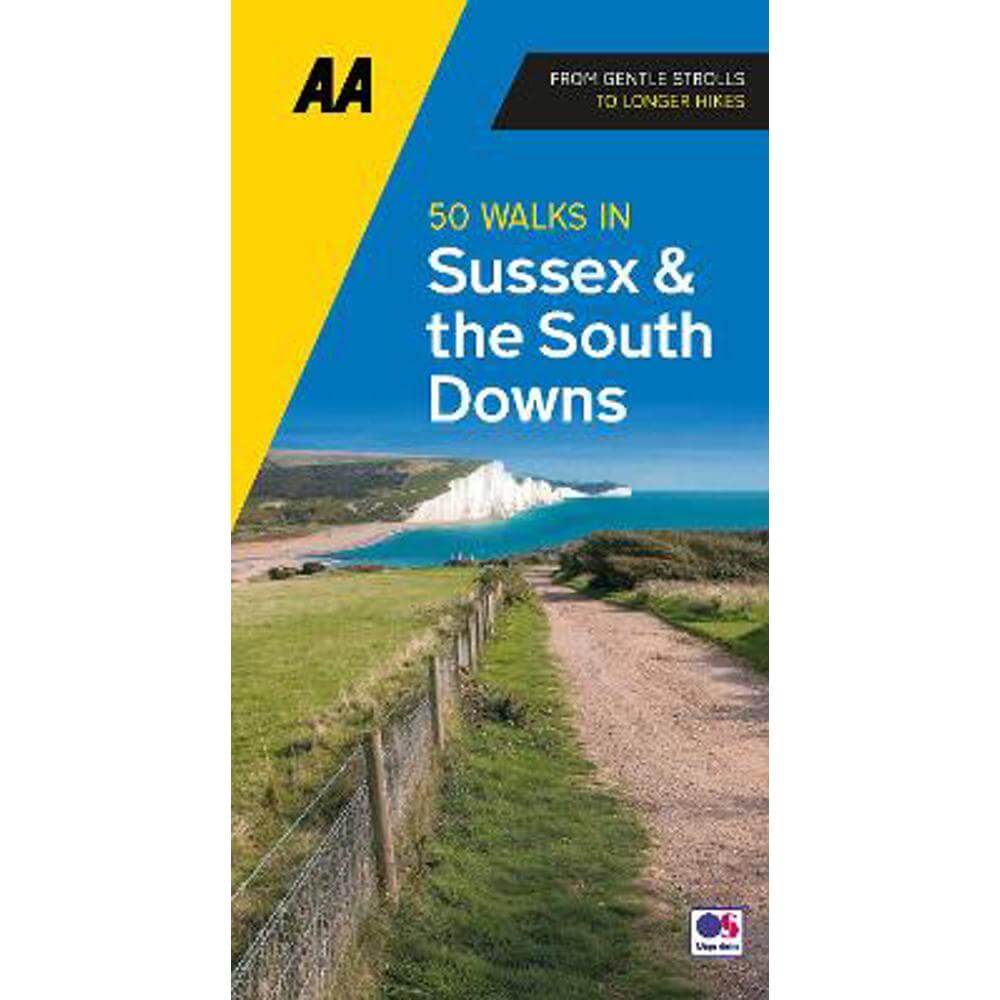 50 Walks in Sussex & South Downs (Paperback)
